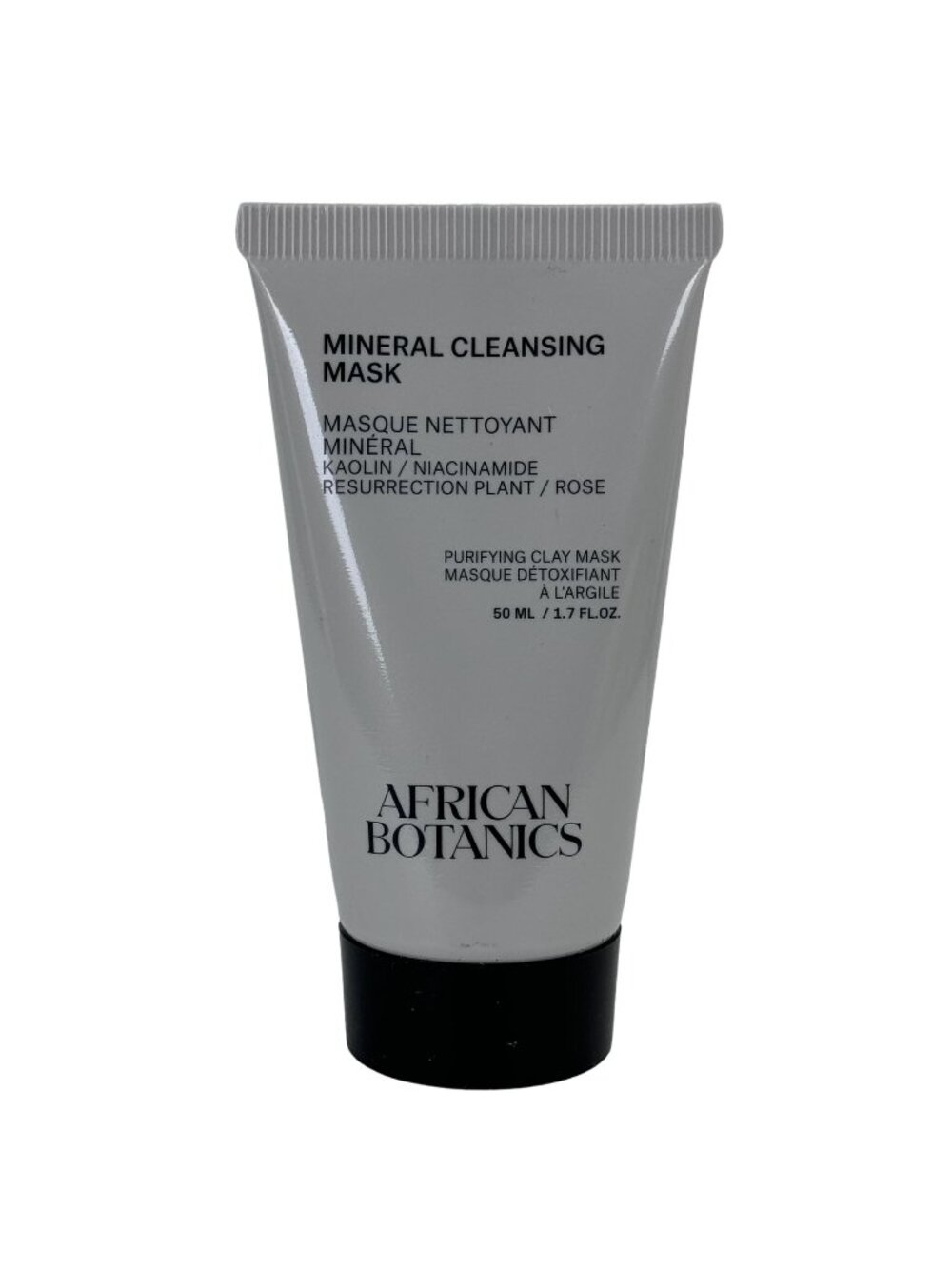 African Botanics Mineral Cleansing Mask 50ml Purifying Clay Kaolin Niacinamide